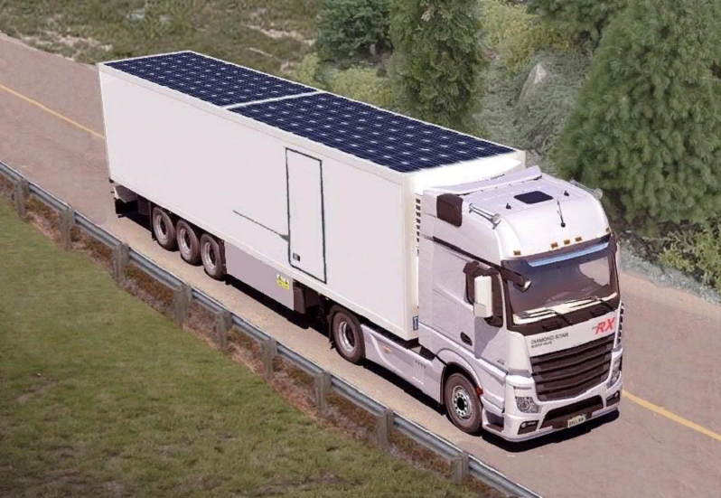 солнечные панели для грузовиков